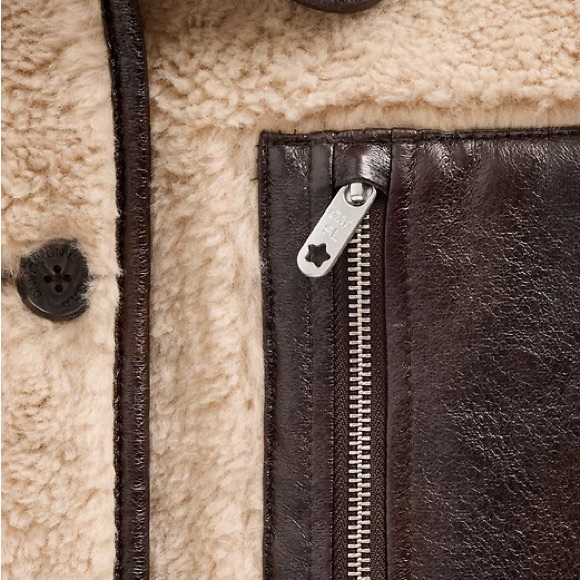 NWT Gap × Sandy Liang Reversible Vegan Leather Sherpa Jacket XXS XS - Picture 5 of 5